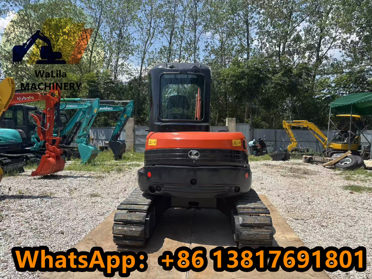 KUBOTA Kubota KX163 KX057 rubber crawler excavator - Minikotró: 4 kép. KUBOTA Kubota KX163 KX057 rubber crawler excavator - Minikotró: 4 kép.