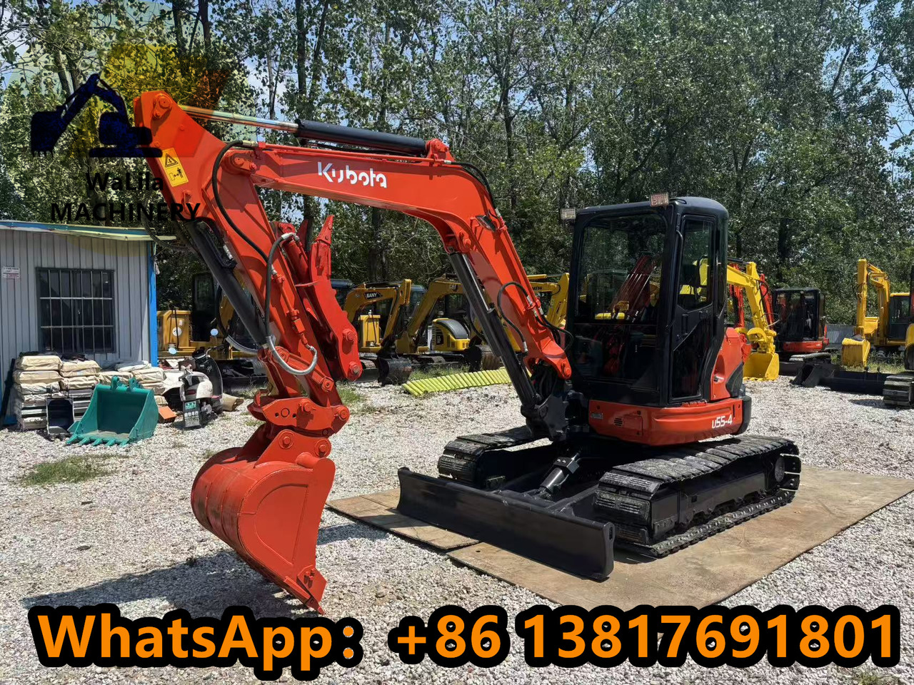 KUBOTA Kubota KX163 KX057 rubber crawler excavator - Minikotró: 3 kép. KUBOTA Kubota KX163 KX057 rubber crawler excavator - Minikotró: 3 kép.