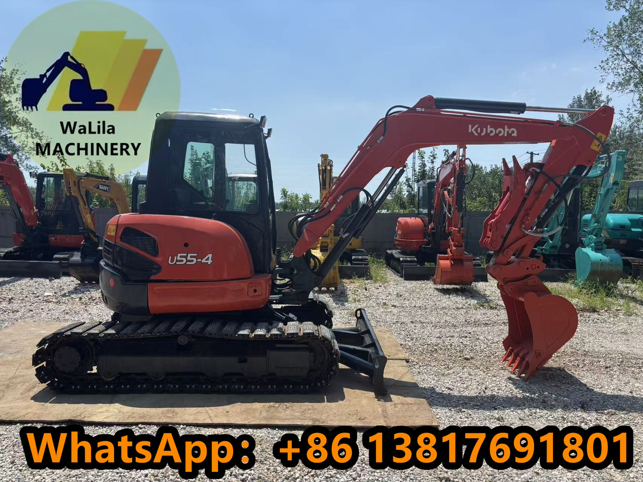 KUBOTA Kubota KX163 KX057 rubber crawler excavator - Minikotró: 2 kép. KUBOTA Kubota KX163 KX057 rubber crawler excavator - Minikotró: 2 kép.