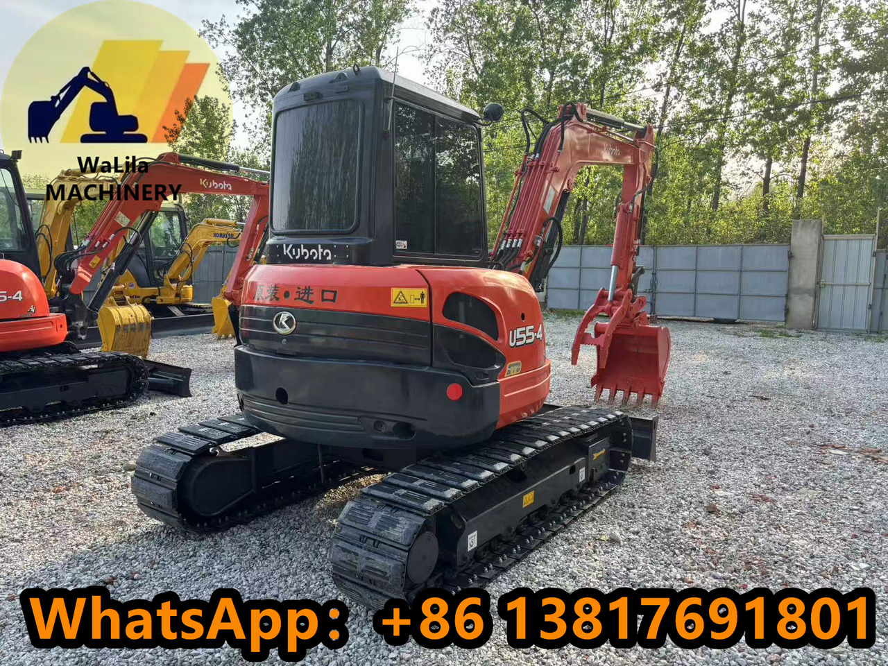 Minikotró KUBOTA Kubota U55-4 excavator[ Nice]: 6 kép.