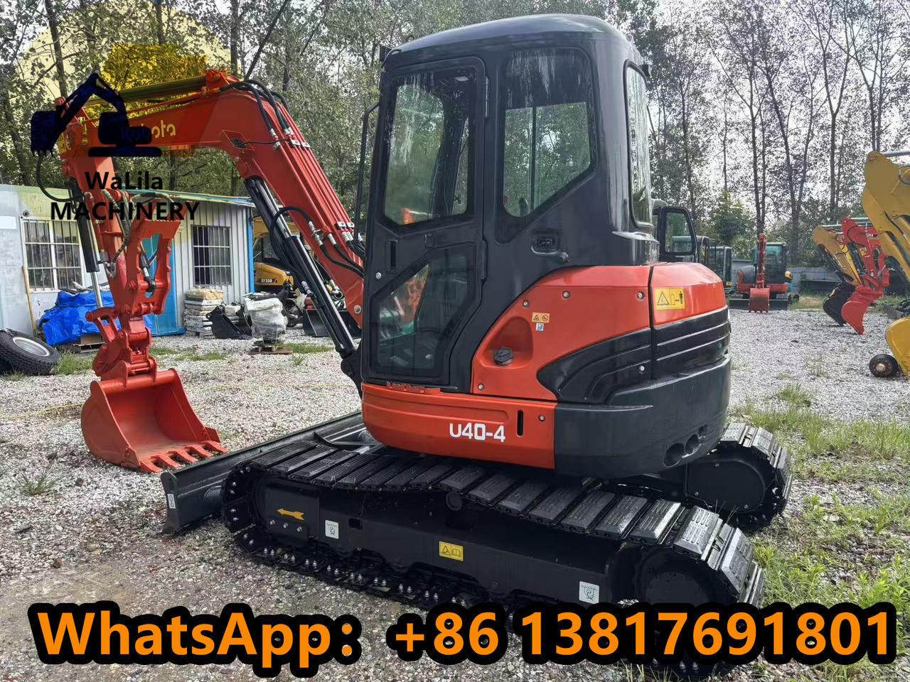 KUBOTA U40 - Minikotró: 5 kép. KUBOTA U40 - Minikotró: 5 kép.