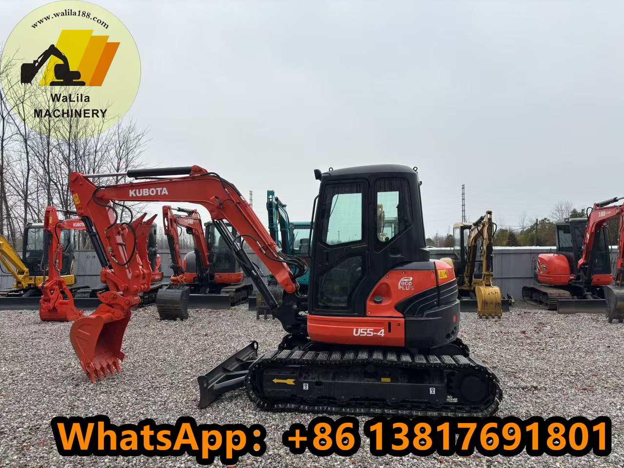 KUBOTA U55-4 - Minikotró: 5 kép. KUBOTA U55-4 - Minikotró: 5 kép.