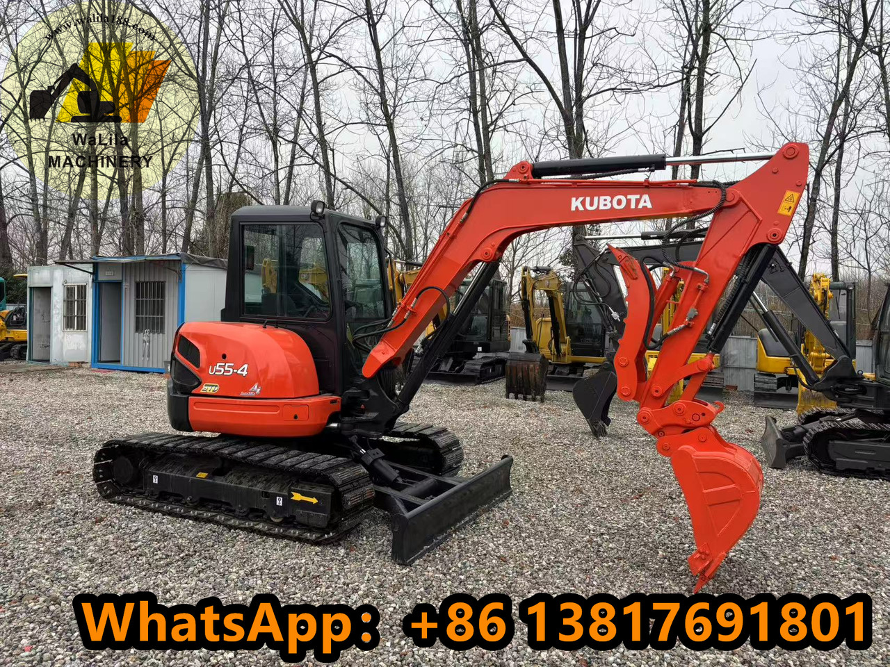 KUBOTA U55-4 - Minikotró: 4 kép. KUBOTA U55-4 - Minikotró: 4 kép.