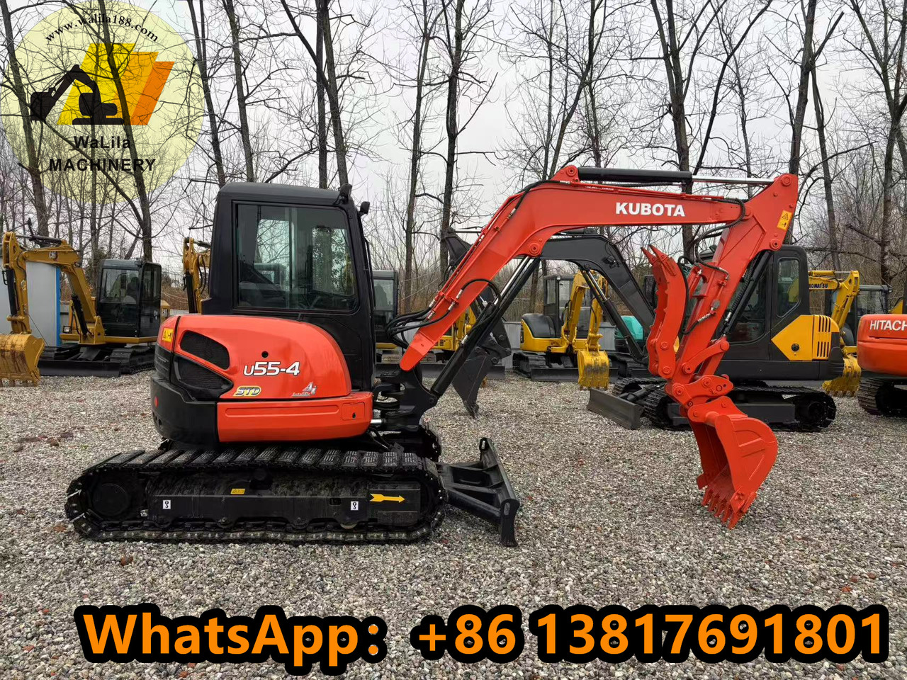 KUBOTA U55 - Minikotró: 1 kép. KUBOTA U55 - Minikotró: 1 kép.