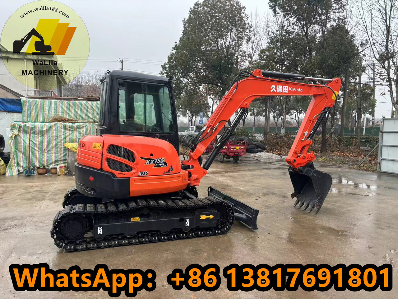 KUBOTA kx155-5 - Minikotró: 1 kép. KUBOTA kx155-5 - Minikotró: 1 kép.