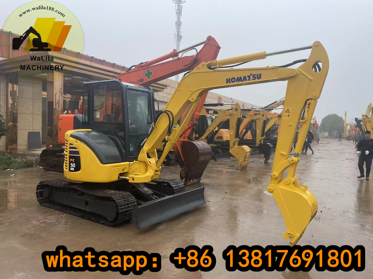 Komatsu PC 50 MR KOMATSU mini excavator Komatsu PC60, PC55, PC50 - Minikotró: 1 kép. Komatsu PC 50 MR KOMATSU mini excavator Komatsu PC60, PC55, PC50 - Minikotró: 1 kép.
