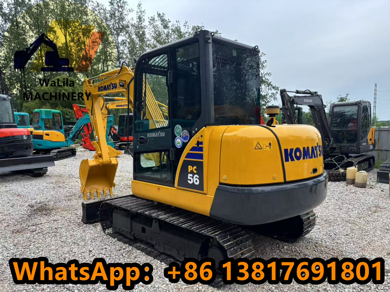 Komatsu PC 56-7 PC56-7 - Minikotró: 2 kép. Komatsu PC 56-7 PC56-7 - Minikotró: 2 kép.