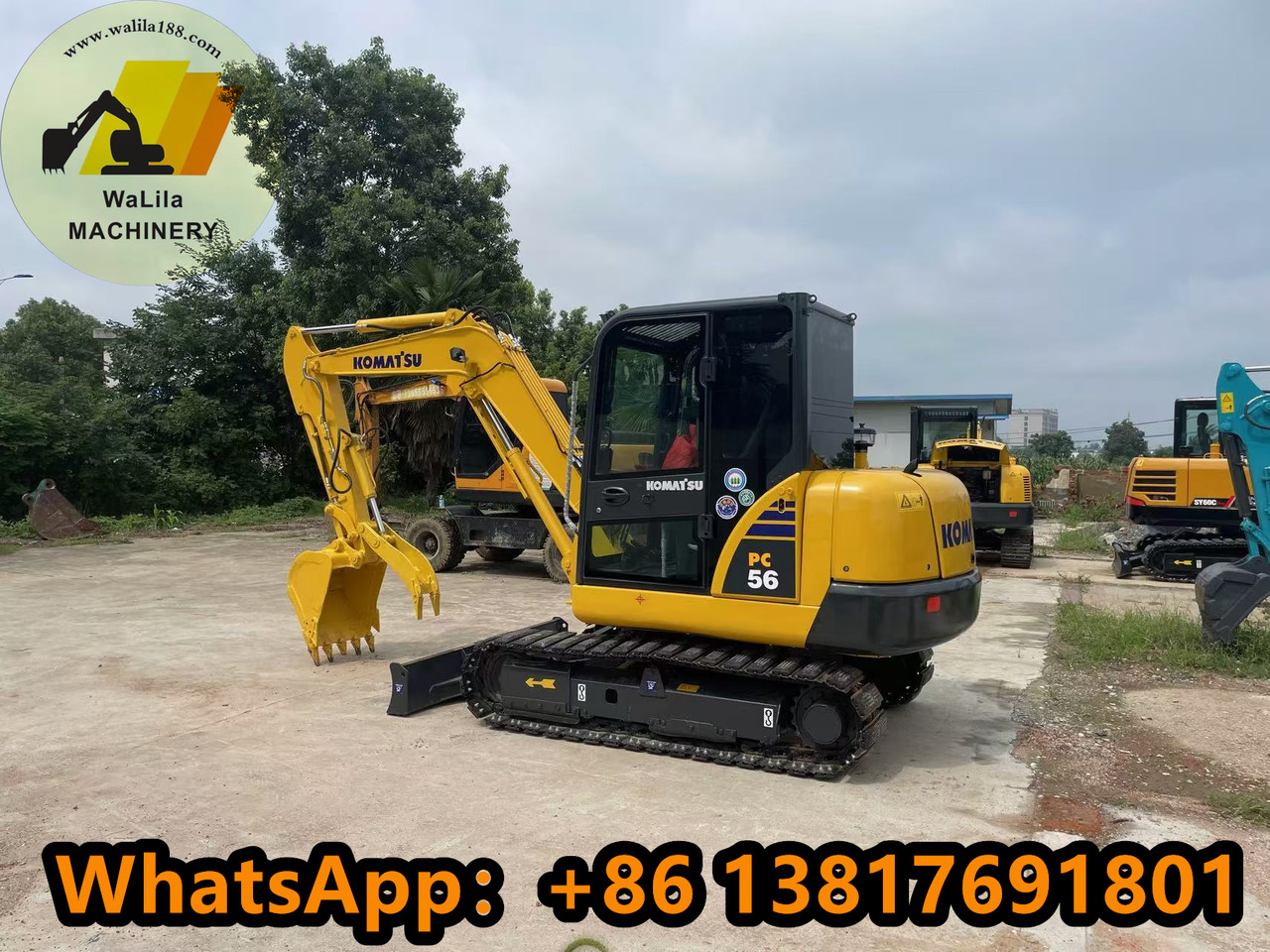 Komatsu PC 56-7 PC56-7 - Minikotró: 4 kép. Komatsu PC 56-7 PC56-7 - Minikotró: 4 kép.