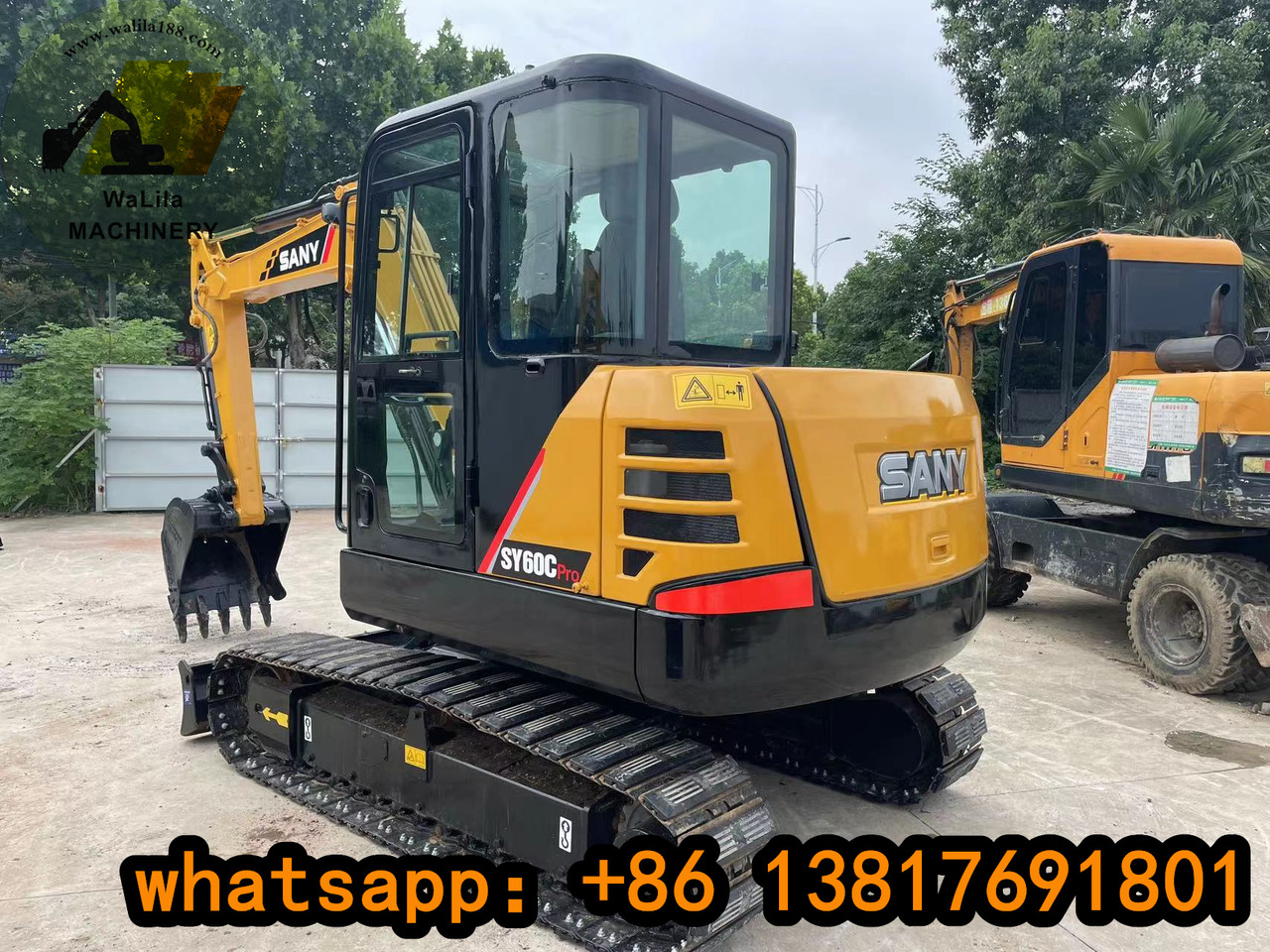 SANY SANY60C - Minikotró: 5 kép. SANY SANY60C - Minikotró: 5 kép.