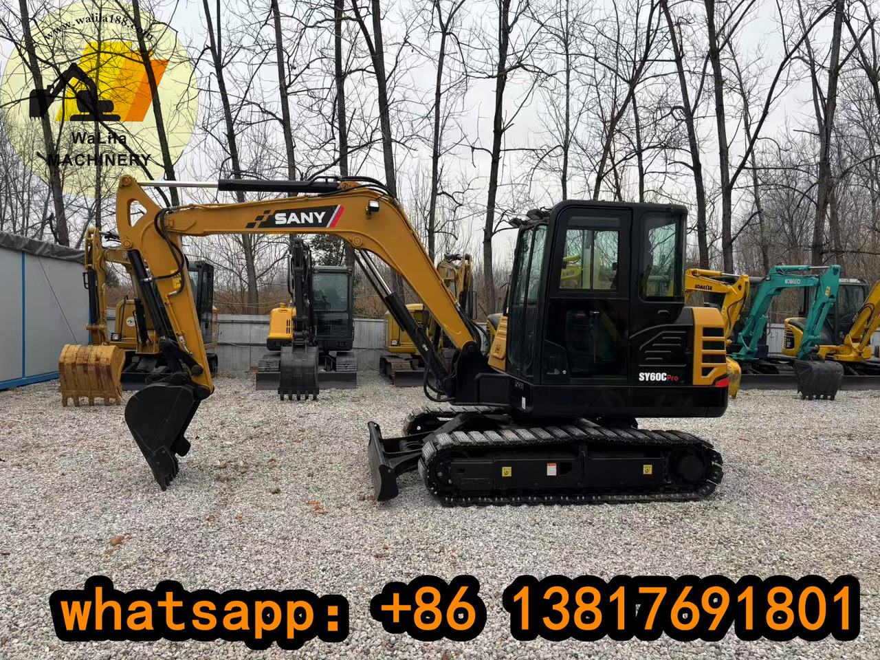 SANY SY60 - Minikotró: 4 kép. SANY SY60 - Minikotró: 4 kép.