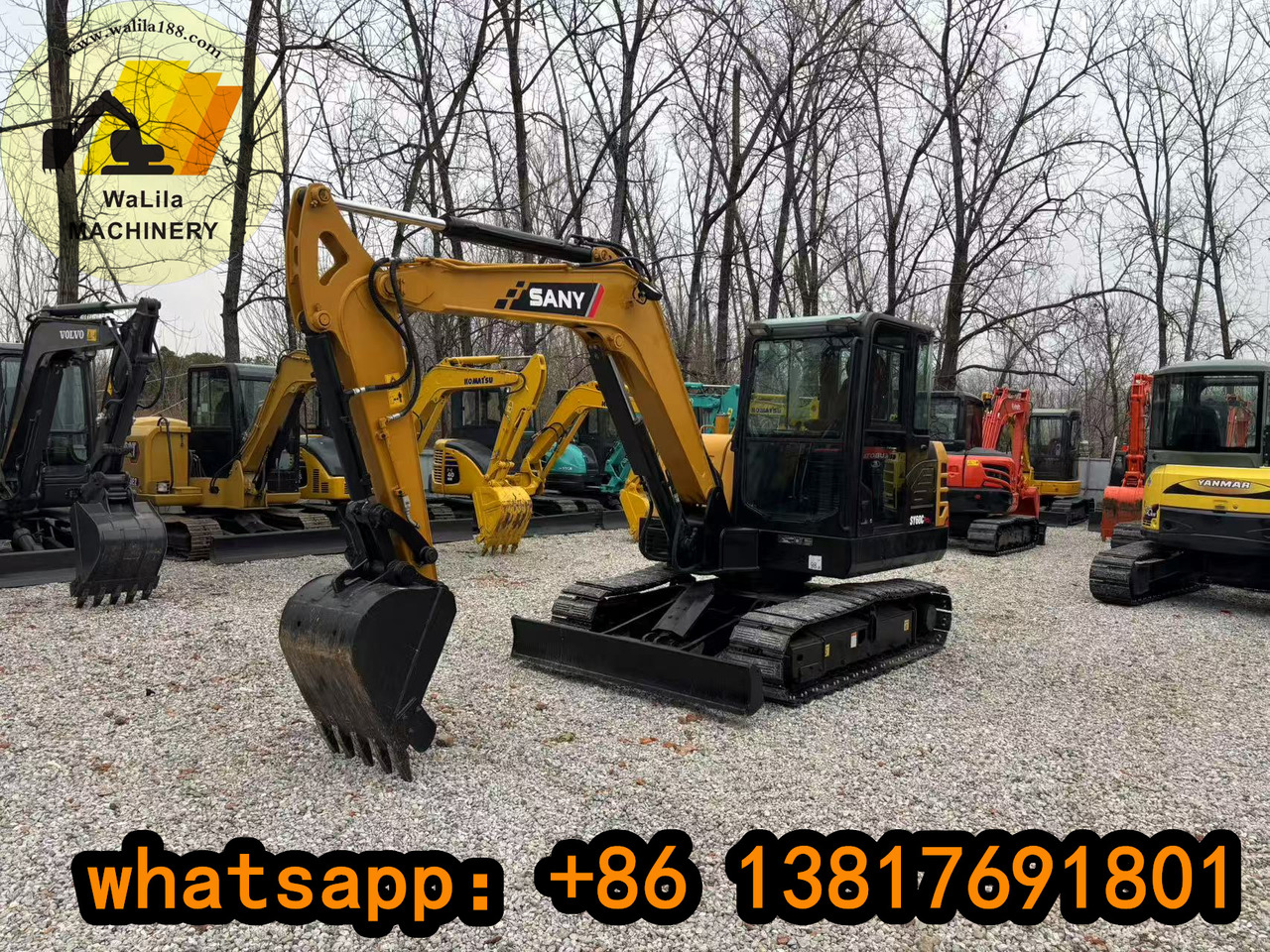SANY SY60C - Minikotró: 4 kép. SANY SY60C - Minikotró: 4 kép.