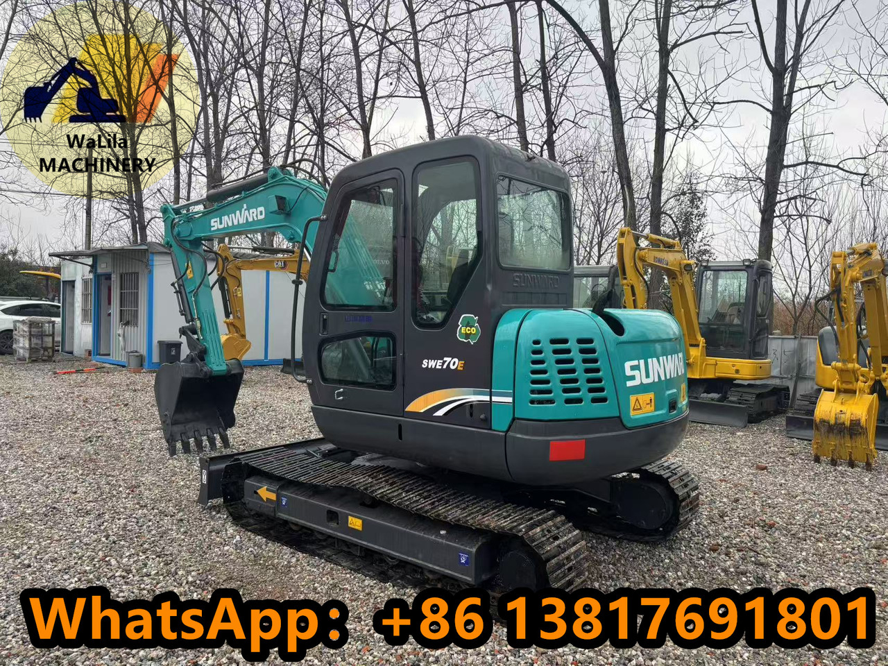 SUNWARD SWE70 - Minikotró: 1 kép. SUNWARD SWE70 - Minikotró: 1 kép.