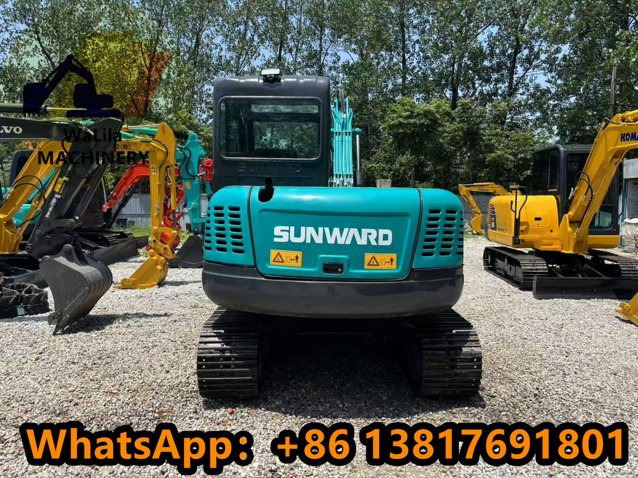 SUNWARD SWE80 - Minikotró: 3 kép. SUNWARD SWE80 - Minikotró: 3 kép.