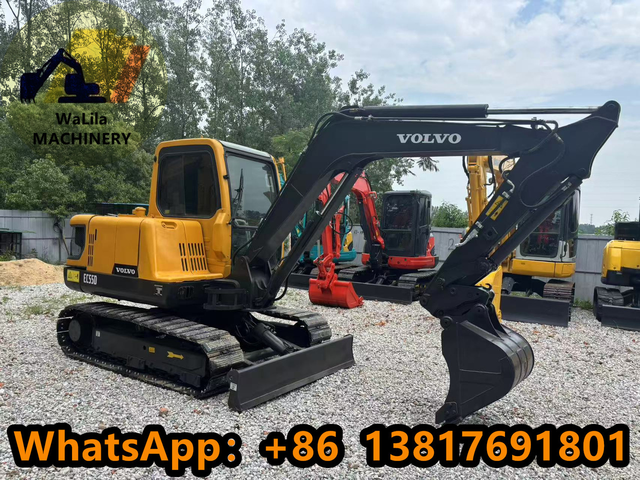 VOLVO EC55 - Minikotró: 4 kép. VOLVO EC55 - Minikotró: 4 kép.