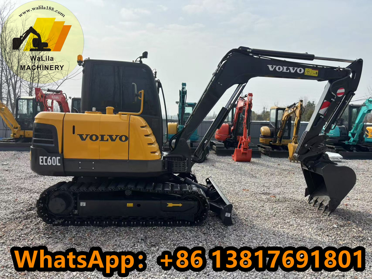 VOLVO EC60 - Minikotró: 1 kép. VOLVO EC60 - Minikotró: 1 kép.