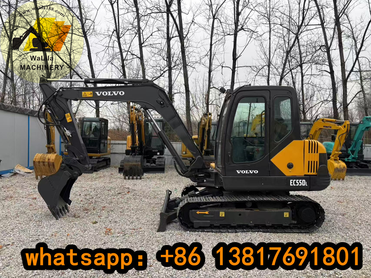 Volvo EC55D - Minikotró: 4 kép. Volvo EC55D - Minikotró: 4 kép.