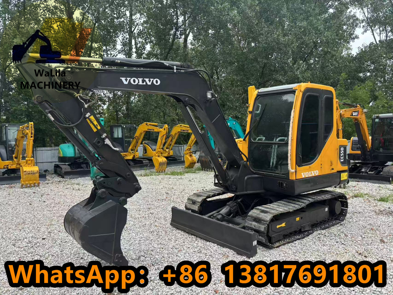 Volvo EC55D - Minikotró: 4 kép. Volvo EC55D - Minikotró: 4 kép.