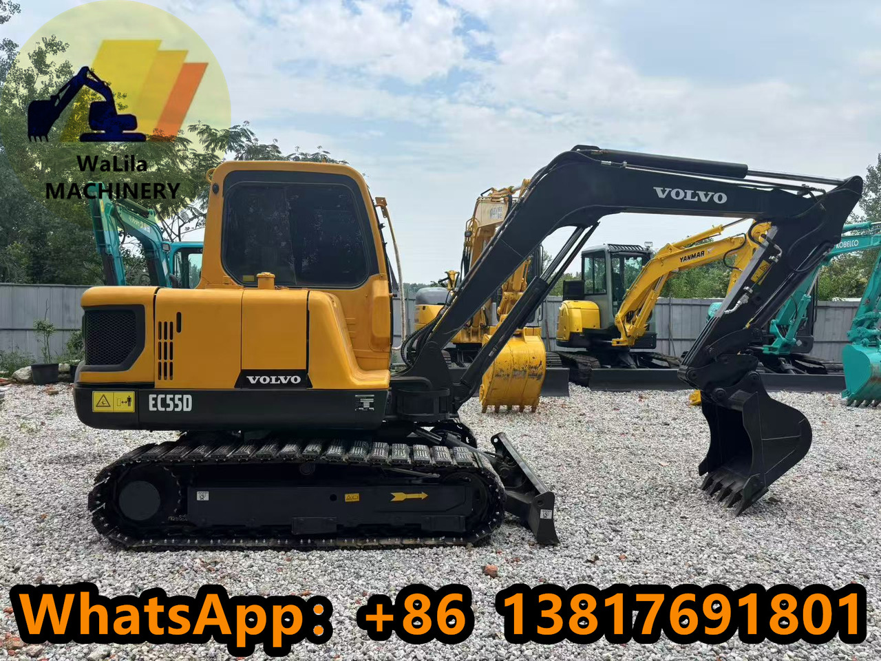 Volvo EC55D - Minikotró: 1 kép. Volvo EC55D - Minikotró: 1 kép.
