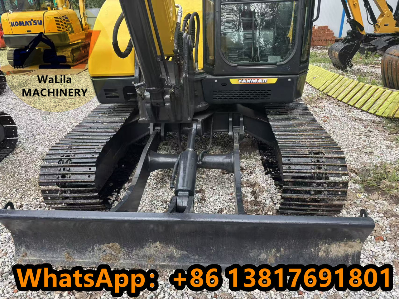 YANMAR VIO 75 - Lánctalpas kotró: 5 kép. YANMAR VIO 75 - Lánctalpas kotró: 5 kép.