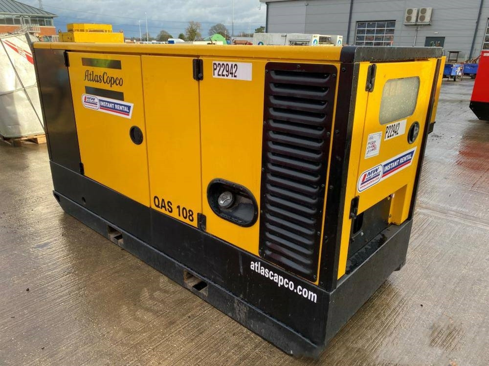 Atlas Copco QAS 108 - Áramfejlesztő: 2 kép. Atlas Copco QAS 108 - Áramfejlesztő: 2 kép.