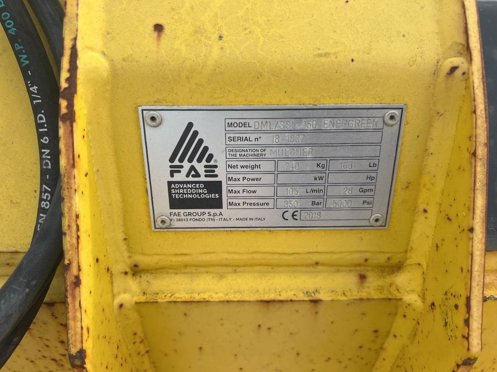 FAE DML-SSL150 - Erdészeti mulcsozó: 4 kép. FAE DML-SSL150 - Erdészeti mulcsozó: 4 kép.