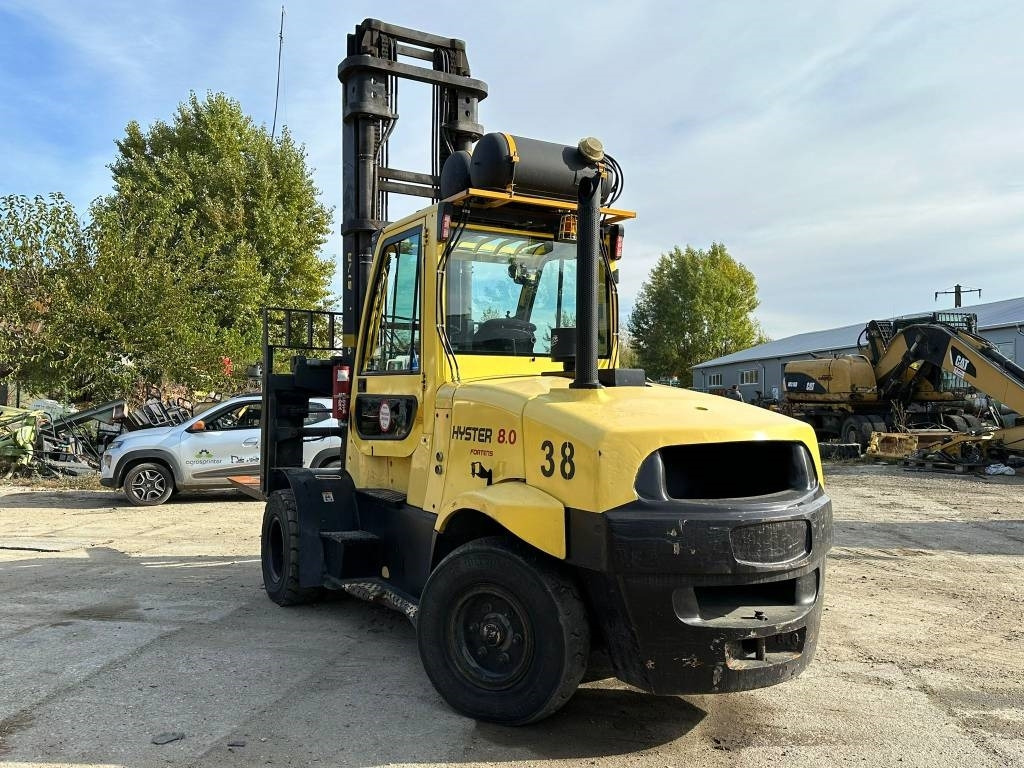 Hyster H 8.0FT9 - Gázüzemű targonca: 4 kép. Hyster H 8.0FT9 - Gázüzemű targonca: 4 kép.
