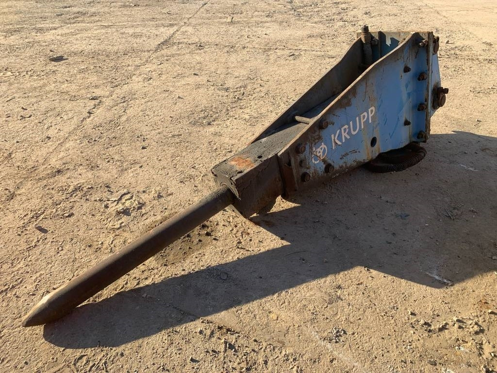 Krupp HM 300 - Hidraulikus törőfej - Építőipari gépek: 1 kép. Krupp HM 300 - Hidraulikus törőfej - Építőipari gépek: 1 kép.