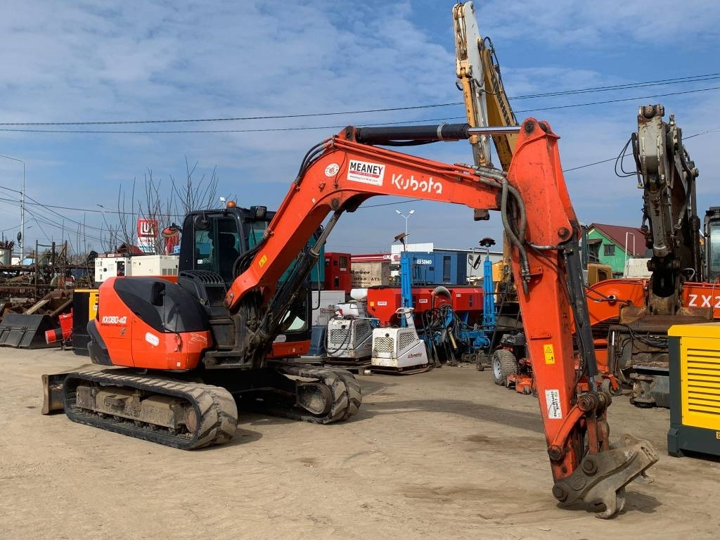 Kubota KX 080-4A - Minikotró: 5 kép. Kubota KX 080-4A - Minikotró: 5 kép.