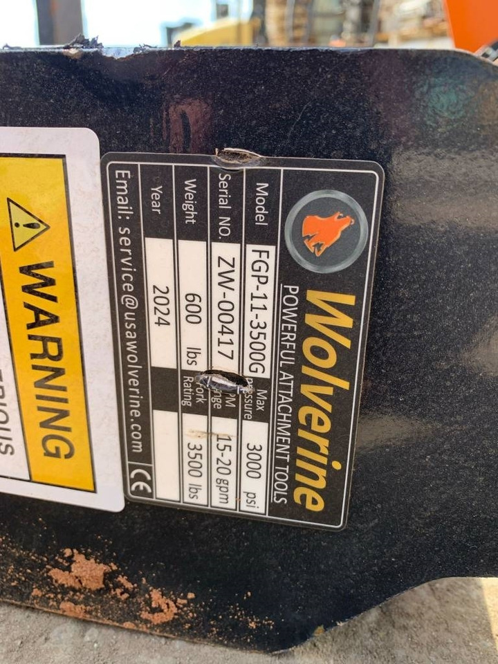 Wolverine FGP-11-3500 - Raklapvilla - Építőipari gépek: 4 kép. Wolverine FGP-11-3500 - Raklapvilla - Építőipari gépek: 4 kép.