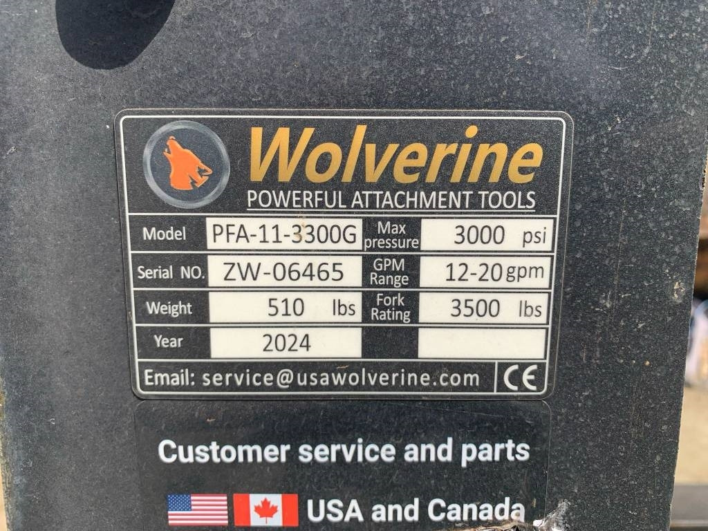 Wolverine PFA-11-3300G Forks - Raklapvilla - Építőipari gépek: 3 kép. Wolverine PFA-11-3300G Forks - Raklapvilla - Építőipari gépek: 3 kép.