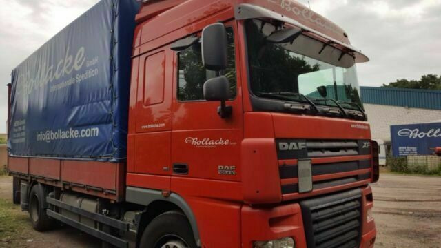 DAF 105-410 XF Plane Spriegel German Truck - Ponyvás teherautó: 2 kép. DAF 105-410 XF Plane Spriegel German Truck - Ponyvás teherautó: 2 kép.