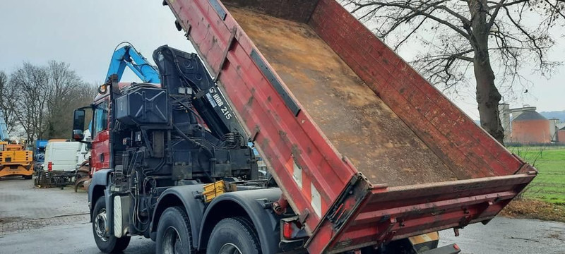 MAN 26.440TGS Kipper+Kran Meiller/Stahl - Billenőplatós teherautó, Darus autó: 5 kép. MAN 26.440TGS Kipper+Kran Meiller/Stahl - Billenőplatós teherautó, Darus autó: 5 kép.