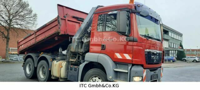 MAN 26.440TGS Kipper+Kran Meiller/Stahl - Billenőplatós teherautó, Darus autó: 3 kép. MAN 26.440TGS Kipper+Kran Meiller/Stahl - Billenőplatós teherautó, Darus autó: 3 kép.