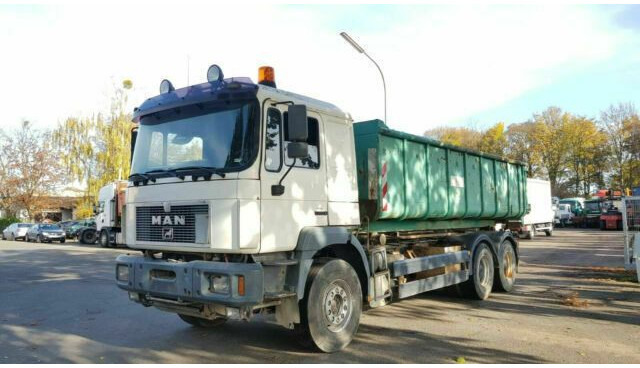MAN 27.403MAN 6x4 Abroller/Kipper Mulde - Billenőplatós teherautó: 1 kép. MAN 27.403MAN 6x4 Abroller/Kipper Mulde - Billenőplatós teherautó: 1 kép.