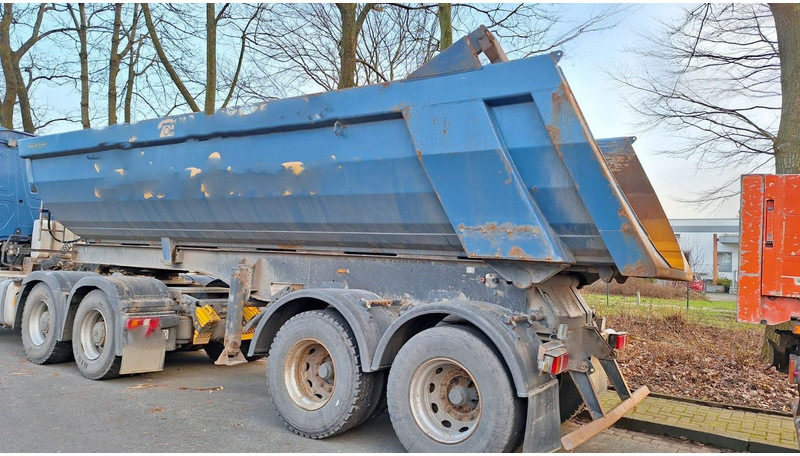 Meiller TR 2 Kippmulde 24 Kubik Stahl Zwillingsbereiffu - Félpótkocsi billenőplatós: 1 kép. Meiller TR 2 Kippmulde 24 Kubik Stahl Zwillingsbereiffu - Félpótkocsi billenőplatós: 1 kép.