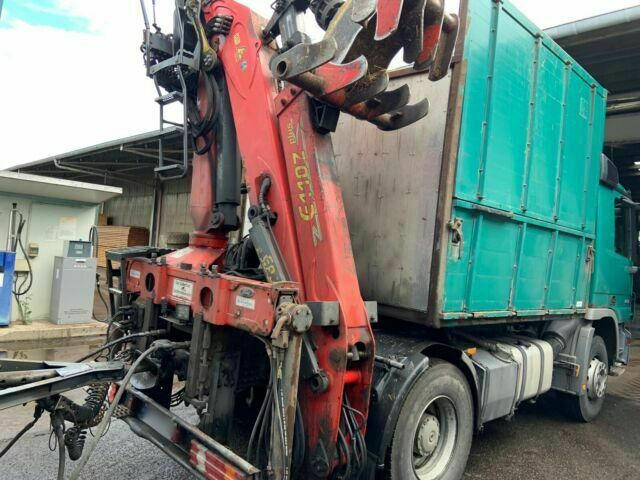 Mercedes-Benz 1841K 4x2 Actros Kipper mit Kran+Greifer - Billenőplatós teherautó, Darus autó: 5 kép. Mercedes-Benz 1841K 4x2 Actros Kipper mit Kran+Greifer - Billenőplatós teherautó, Darus autó: 5 kép.