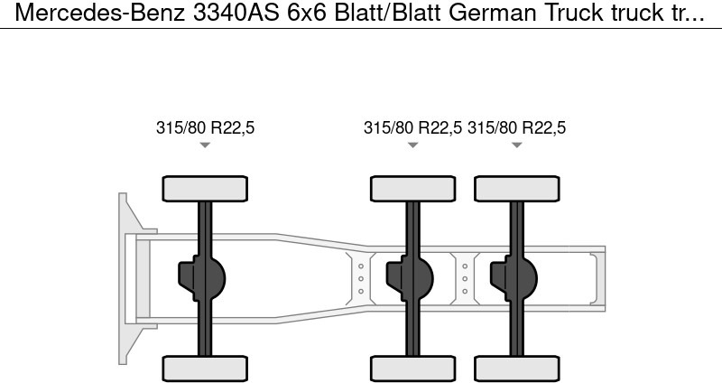 Mercedes-Benz 3340AS 6x6 Blatt/Blatt German Truck - Nyergesvontató: 4 kép. Mercedes-Benz 3340AS 6x6 Blatt/Blatt German Truck - Nyergesvontató: 4 kép.