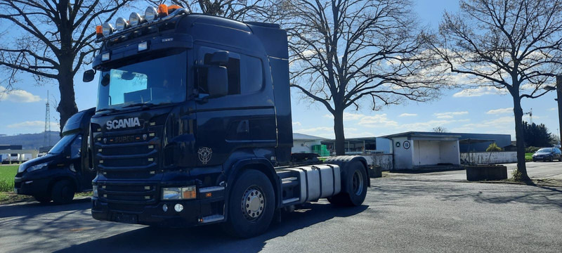 Scania R440 SZM E6 Blatt/Luft G.Haus/Hochdach - Nyergesvontató: 1 kép. Scania R440 SZM E6 Blatt/Luft G.Haus/Hochdach - Nyergesvontató: 1 kép.