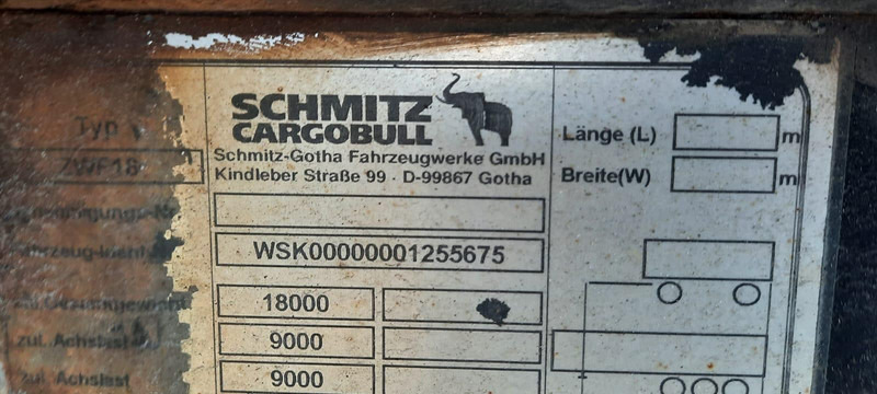 Schmitz Cargobull Containeranhänger mit Container - Pótkocsi cserefelépítményes: 2 kép. Schmitz Cargobull Containeranhänger mit Container - Pótkocsi cserefelépítményes: 2 kép.