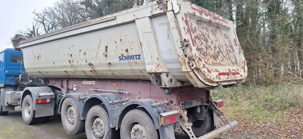 Schmitz Cargobull Kippmulde 26 Kubik Stahlaufbau - Félpótkocsi billenőplatós: 3 kép. Schmitz Cargobull Kippmulde 26 Kubik Stahlaufbau - Félpótkocsi billenőplatós: 3 kép.