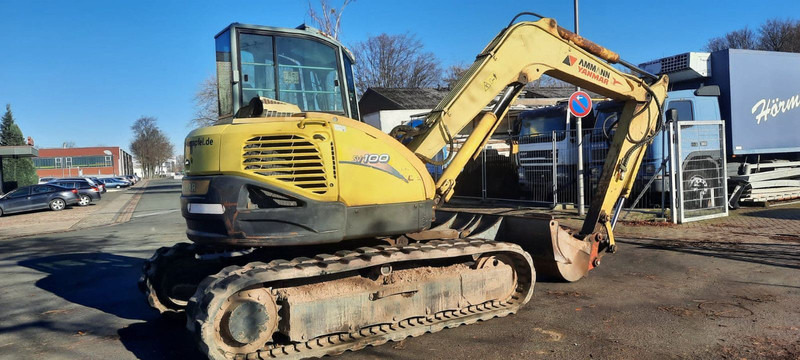 Yanmar SV 100 Bagger Deutsche Maschine 1-Hand - Minikotró: 3 kép. Yanmar SV 100 Bagger Deutsche Maschine 1-Hand - Minikotró: 3 kép.