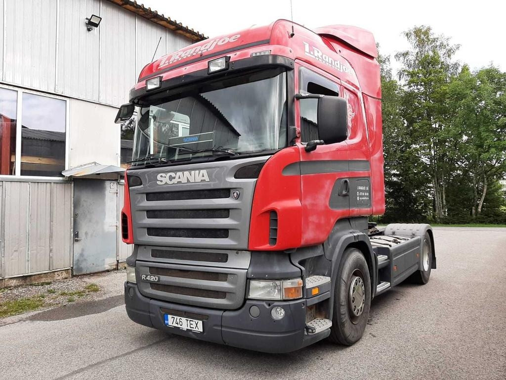 Scania R420 LA4X2HNA 309kW - Nyergesvontató: 1 kép. Scania R420 LA4X2HNA 309kW - Nyergesvontató: 1 kép.