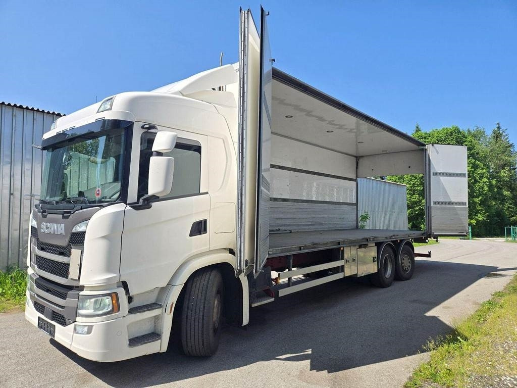 Scania G370 6X2 SIDEOPENING - Dobozos felépítményű teherautó: 1 kép. Scania G370 6X2 SIDEOPENING - Dobozos felépítményű teherautó: 1 kép.
