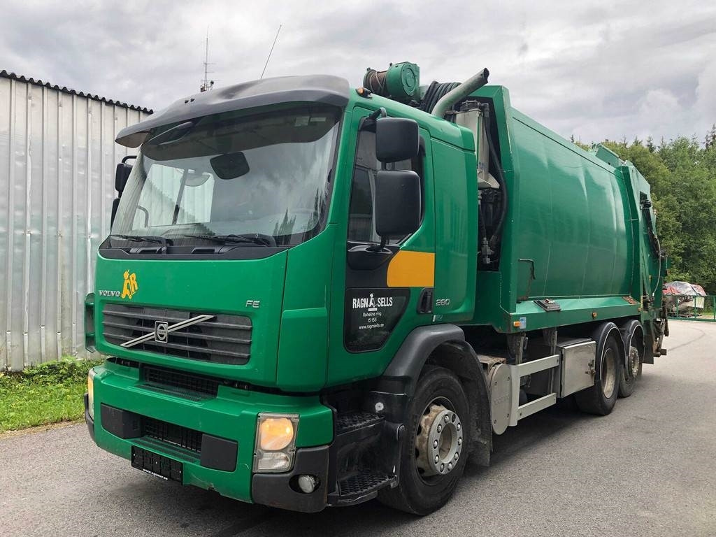 Volvo FE 280 6X2 - Szemetesautó: 1 kép. Volvo FE 280 6X2 - Szemetesautó: 1 kép.