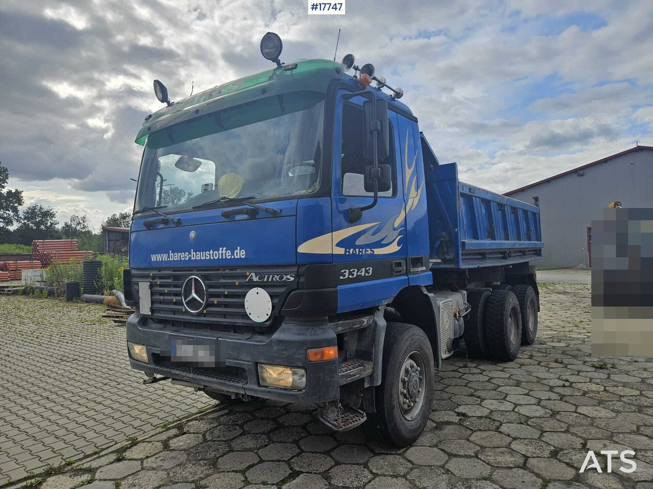 2002 Mercedes-Benz Actros 3343 - Billenőplatós teherautó: 3 kép. 2002 Mercedes-Benz Actros 3343 - Billenőplatós teherautó: 3 kép.