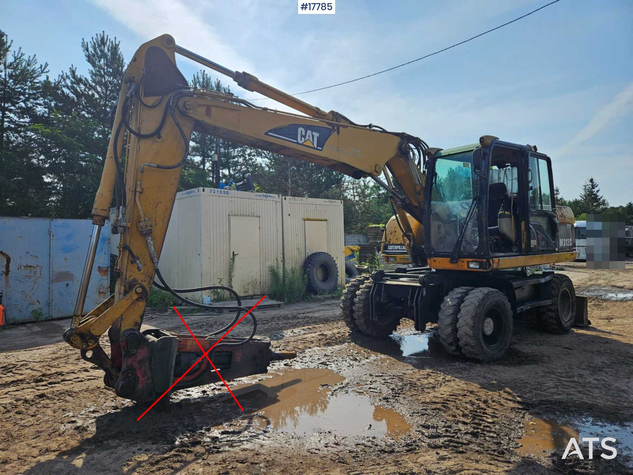 2005 CAT M313 C - Gumikerekes kotró: 1 kép. 2005 CAT M313 C - Gumikerekes kotró: 1 kép.