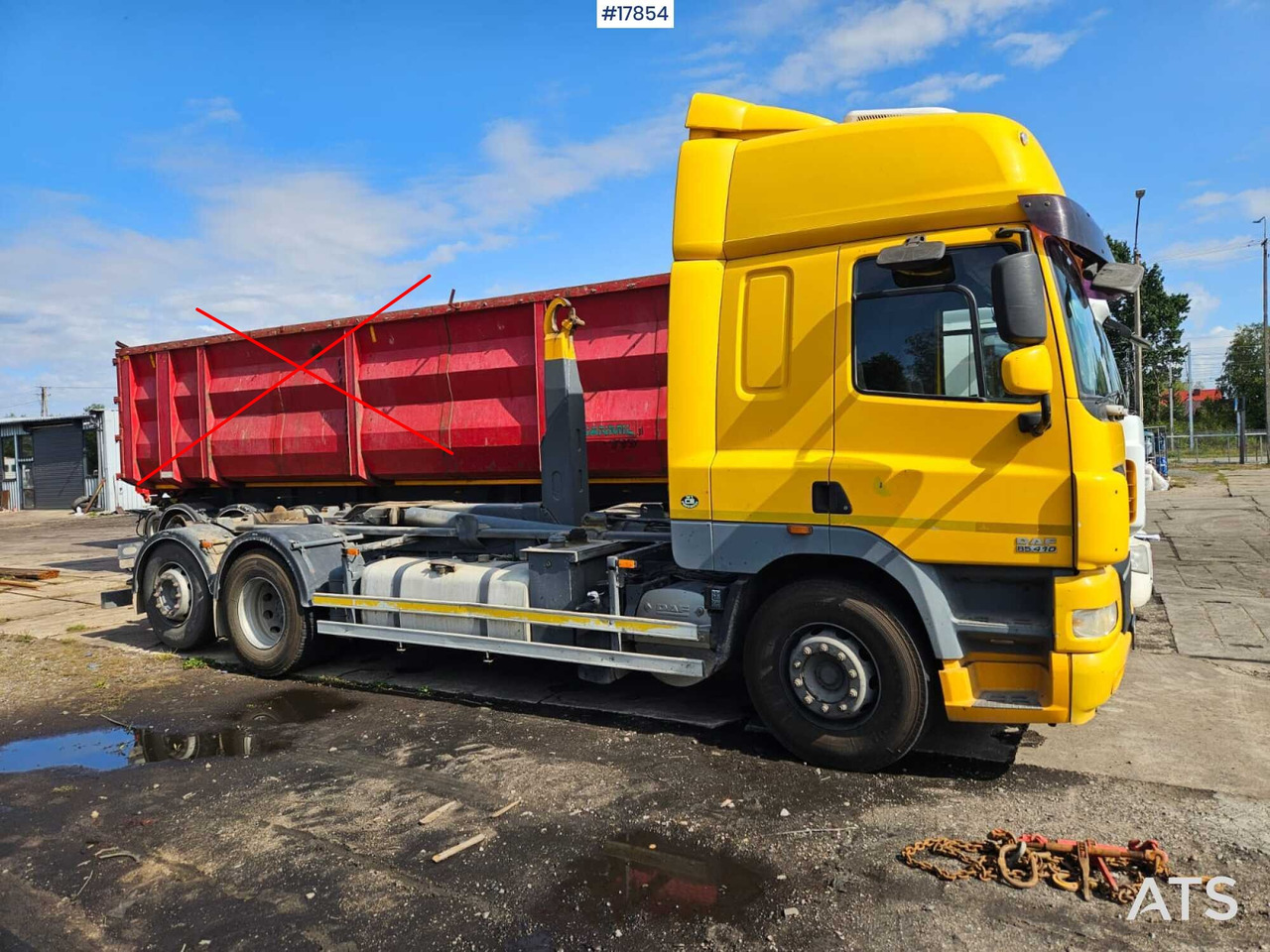 2009 DAF CF 85.410 - Horgos rakodó teherautó: 1 kép. 2009 DAF CF 85.410 - Horgos rakodó teherautó: 1 kép.