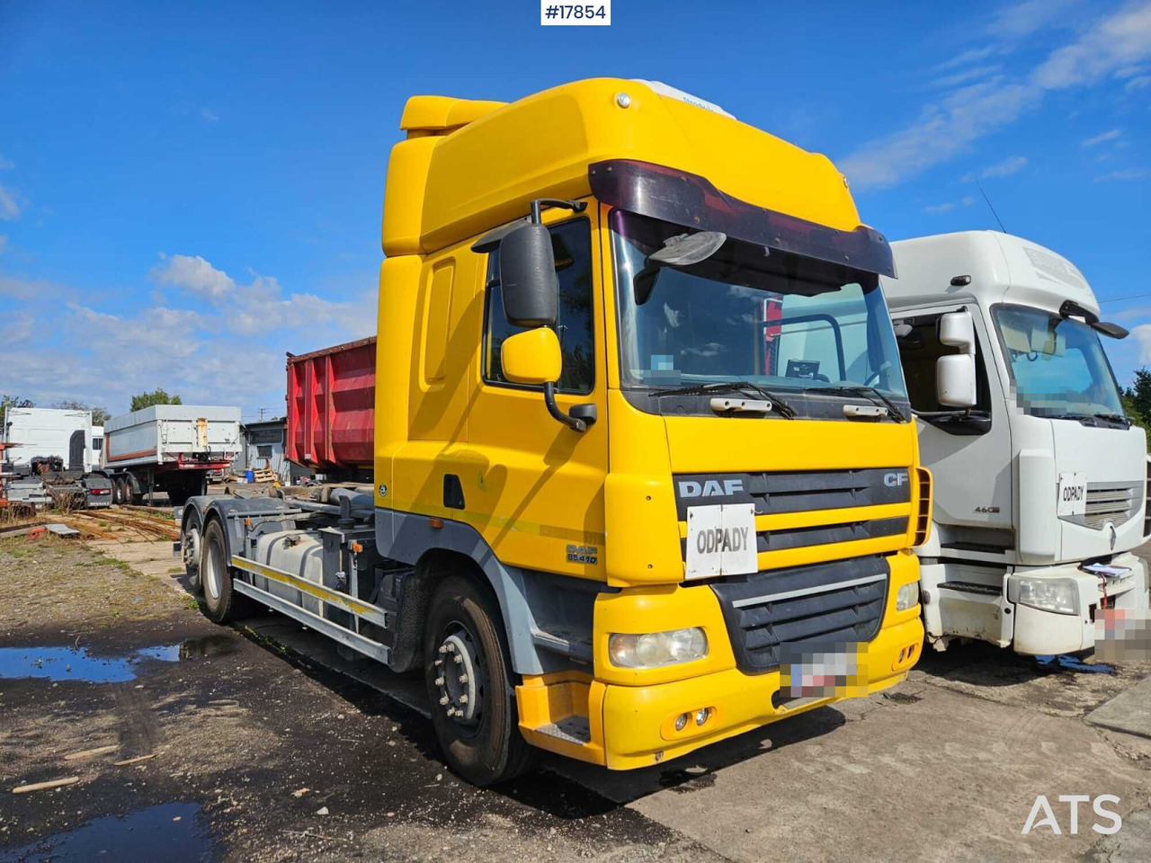 2009 DAF CF 85.410 - Horgos rakodó teherautó: 2 kép. 2009 DAF CF 85.410 - Horgos rakodó teherautó: 2 kép.