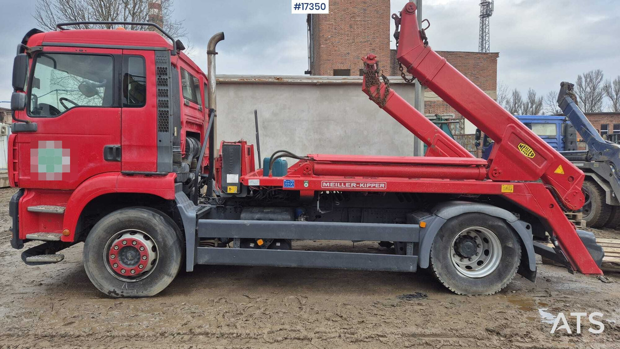 MAN TGA 18.430 (2006) MEILLER KIPPER (2007) skip loader - Konténerszállító: 1 kép. MAN TGA 18.430 (2006) MEILLER KIPPER (2007) skip loader - Konténerszállító: 1 kép.