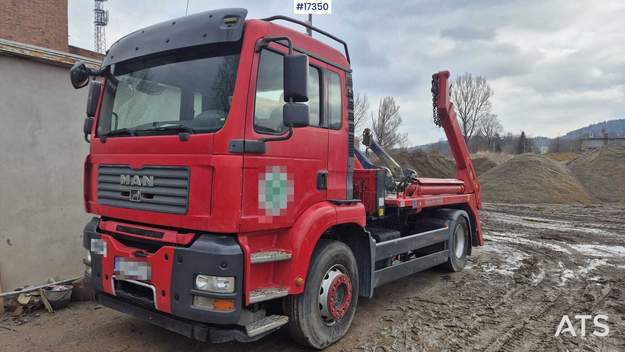 MAN TGA 18.430 (2006) MEILLER KIPPER (2007) skip loader - Konténerszállító: 2 kép. MAN TGA 18.430 (2006) MEILLER KIPPER (2007) skip loader - Konténerszállító: 2 kép.